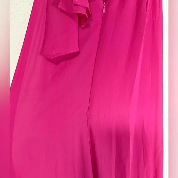 Vince Camuto Hot Pink Halter Jumpsuit size XL new with tag - Picture 6 of 10